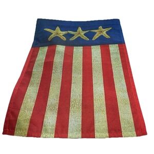 garden flag 12x18 summer 'flag Starfish'‎ Beach Sand Pool Vacation 4th July USA